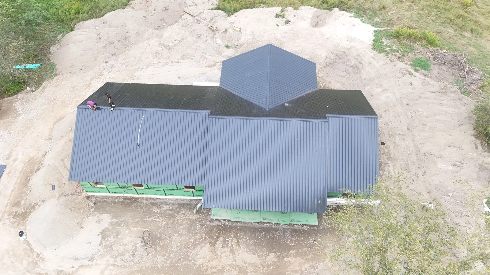 Before: Standing Seam Roofing